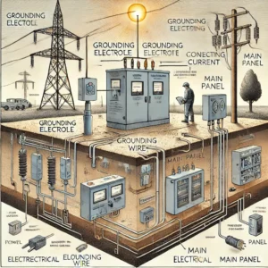 ilustrasi sistem pembumian